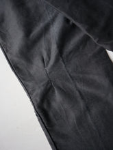 Load image into Gallery viewer, Black French Moleskin Pants with 13 Star Button - 36"
