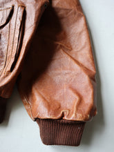 Load image into Gallery viewer, 1980s A-2 Leather Flight Jacket - L
