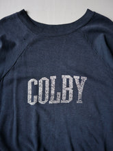 Load image into Gallery viewer, 1980s Thin &amp; Distressed Colby College Raglan Sweatshirt - XL
