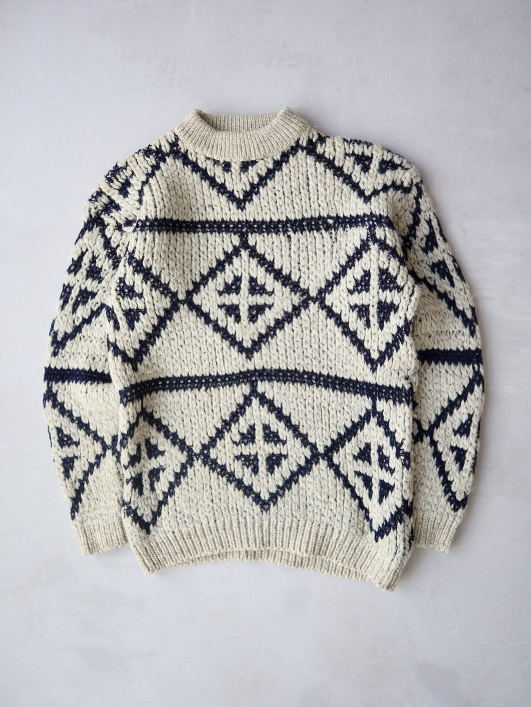 1970's Distressed McGregor Sportswear Wool Knit Sweater - S
