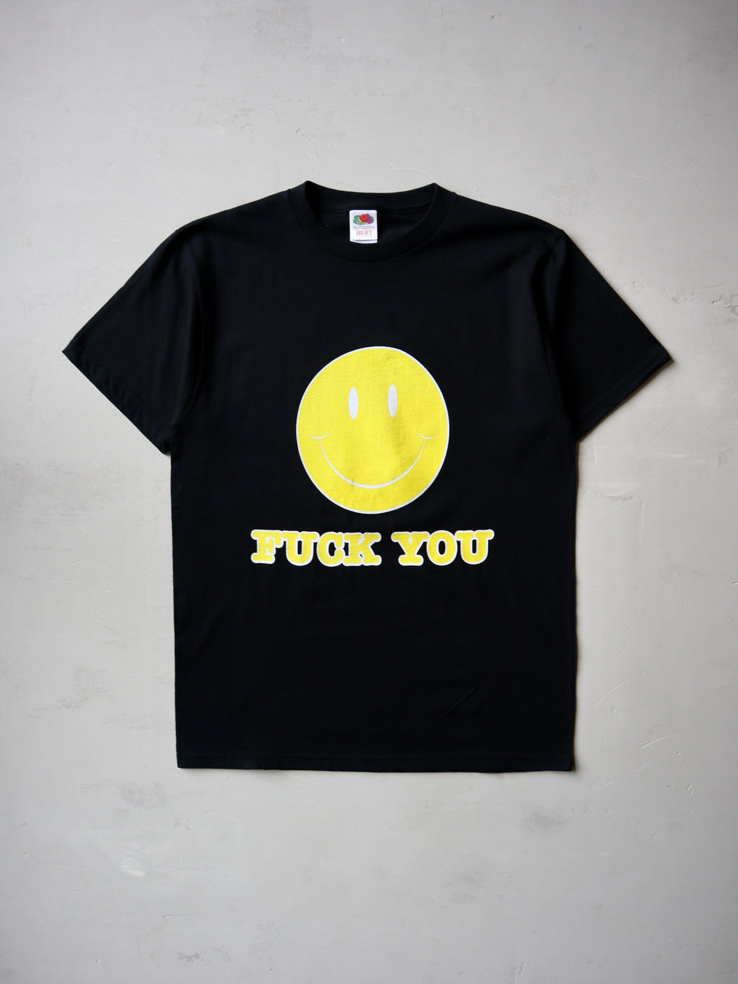 1990's F#CK YOU Smiley T-Shirt - M