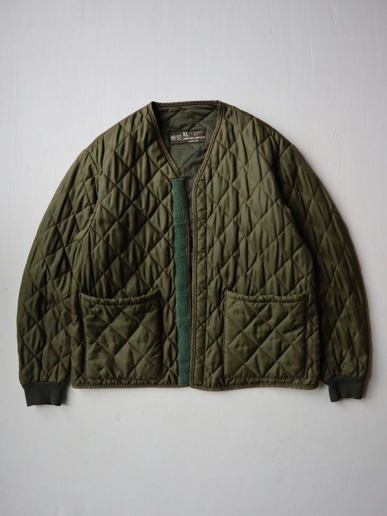 1970s Distressed Dutch Army Jacket Liner - M