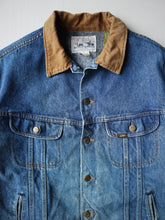 Load image into Gallery viewer, 1980s Lee Storm Rider Blanket Lined Denim Jacket - XXL
