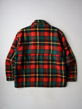 Load image into Gallery viewer, 1950s Johnson Woolen Mills Wool Plaid Cruiser Jacket - L
