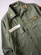 Load image into Gallery viewer, 1950&#39;s U.S Army OG-107 13 Star Fatigue Shirt - S
