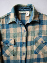 Load image into Gallery viewer, 1980&#39;s L.L Bean Women&#39;s Wool Plaid Shirt - S
