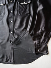 Load image into Gallery viewer, 1970s Career Club Satin Pearl Snap Shirt - XL
