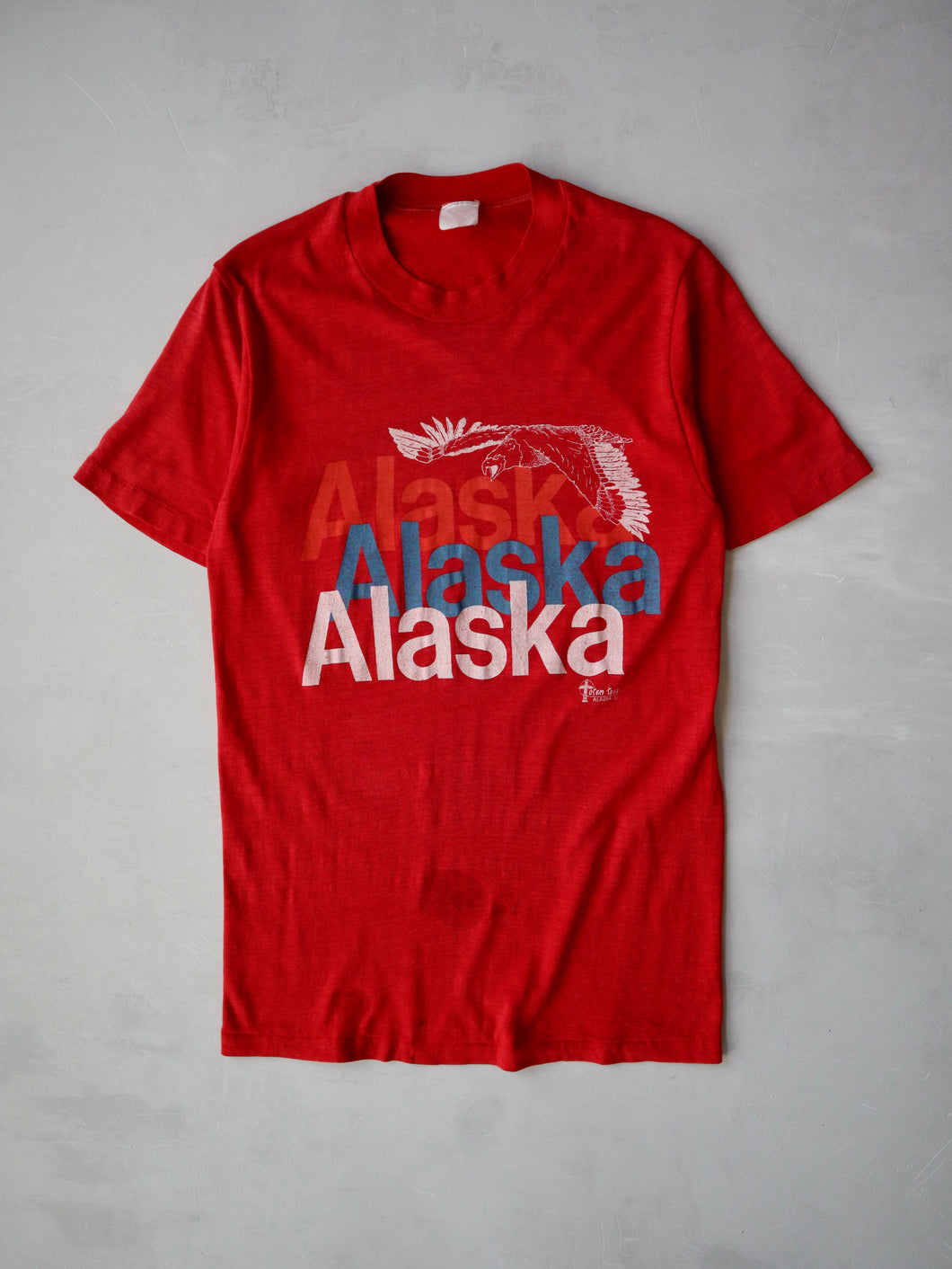 1970's Paper Thin Alaska Tourist T-Shirt - XS