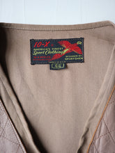 Load image into Gallery viewer, 1960s 10-X Canvas &amp; Leather Hunting Vest - L
