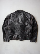 Load image into Gallery viewer, 1980&#39;s Italian Leather Biker Jacket - M/L
