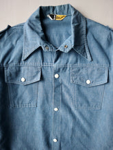 Load image into Gallery viewer, 1970s Selvedge Lightweight Denim Work Jacket - M
