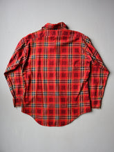 Load image into Gallery viewer, 1970s Distressed Gaddi Plaid Flannel Shirt - M
