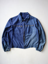 Load image into Gallery viewer, 1960s Faded French Moleskin Cyclist Jacket - L
