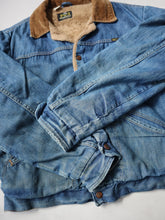 Load image into Gallery viewer, 1970s Maverick Blue Bell Lined Denim Jacket with Corduroy Collar - M
