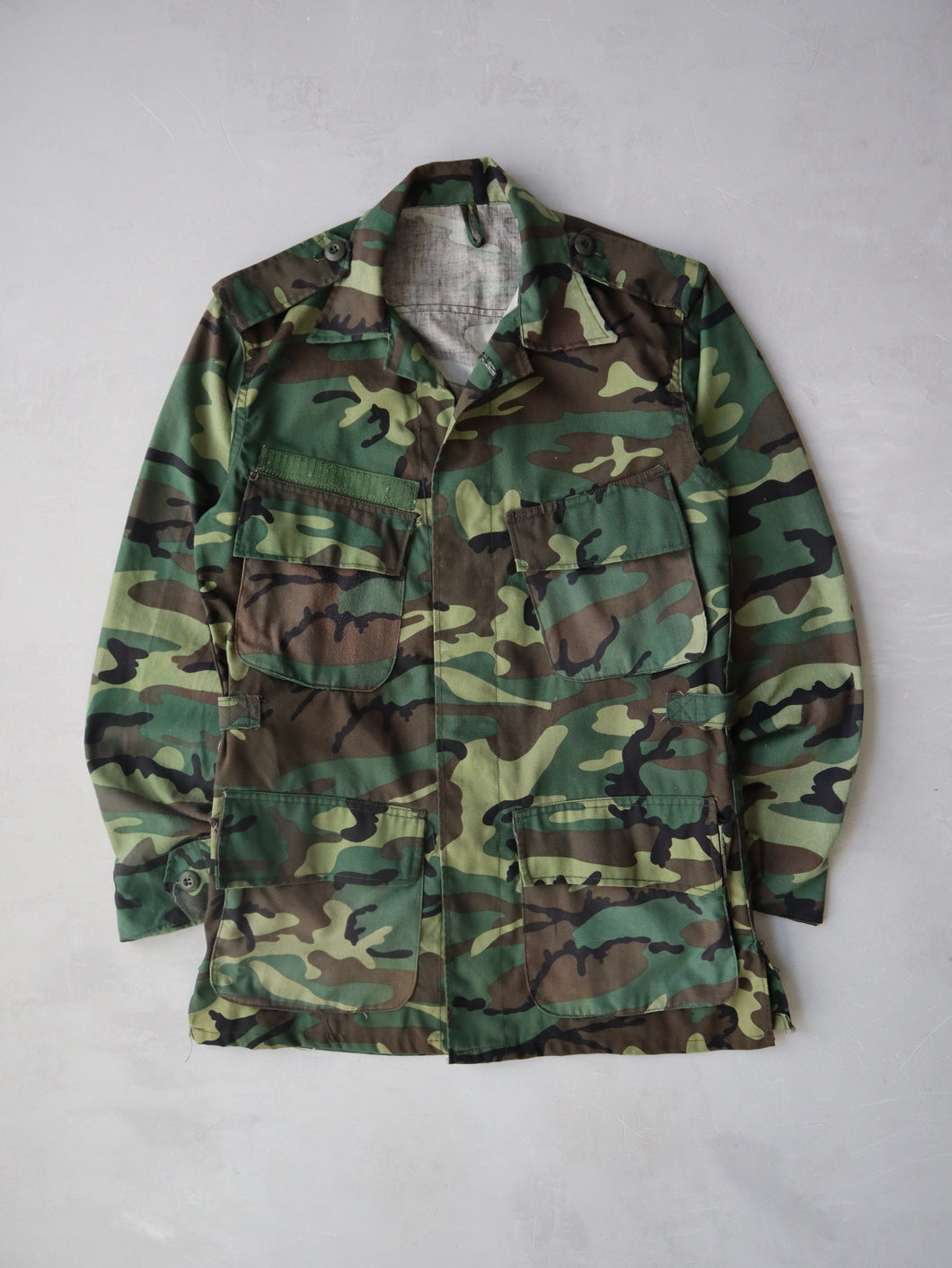 1980's ERDL Camo Poplin Field Shirt - XS