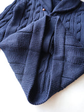 Load image into Gallery viewer, 1990s Polo Ralph Lauren Wool Shawl Cable Knit Cardigan - XS
