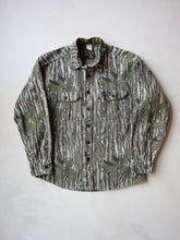 Load image into Gallery viewer, 1990&#39;s Rattlers Tree Bark Camo Flannel Shirt - M
