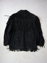 Load image into Gallery viewer, 1980&#39;s Wilsons Suede Leather Western Fringe Jacket - XL
