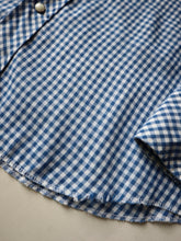 Load image into Gallery viewer, 1970s Wrangler Gingham Pearl Snap Shirt - S
