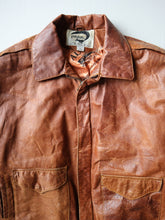 Load image into Gallery viewer, 1980s A-2 Leather Flight Jacket - L
