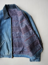 Load image into Gallery viewer, 1970s Distressed Big Ben Blanket Lined Denim Jacket - S
