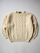 Load image into Gallery viewer, 1980s Brambles Wool Cable Knit Sweater - L
