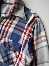 Load image into Gallery viewer, 1960s Distressed Flannel Shirt - S
