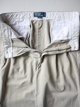 Load image into Gallery viewer, 1990s Polo Ralph Lauren Pleated Chino Pants - 32&quot;
