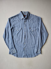 Load image into Gallery viewer, 1970s Wrangler Gingham Pearl Snap Shirt - S
