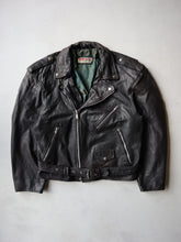 Load image into Gallery viewer, 1980&#39;s Italian Leather Biker Jacket - M/L
