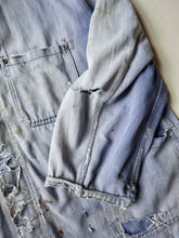 Load image into Gallery viewer, 1960s Thrashed &amp; Faded French Chore Jacket - M/L
