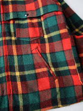 Load image into Gallery viewer, 1950s Johnson Woolen Mills Wool Plaid Cruiser Jacket - L
