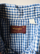 Load image into Gallery viewer, 1970s Wrangler Gingham Pearl Snap Shirt - S
