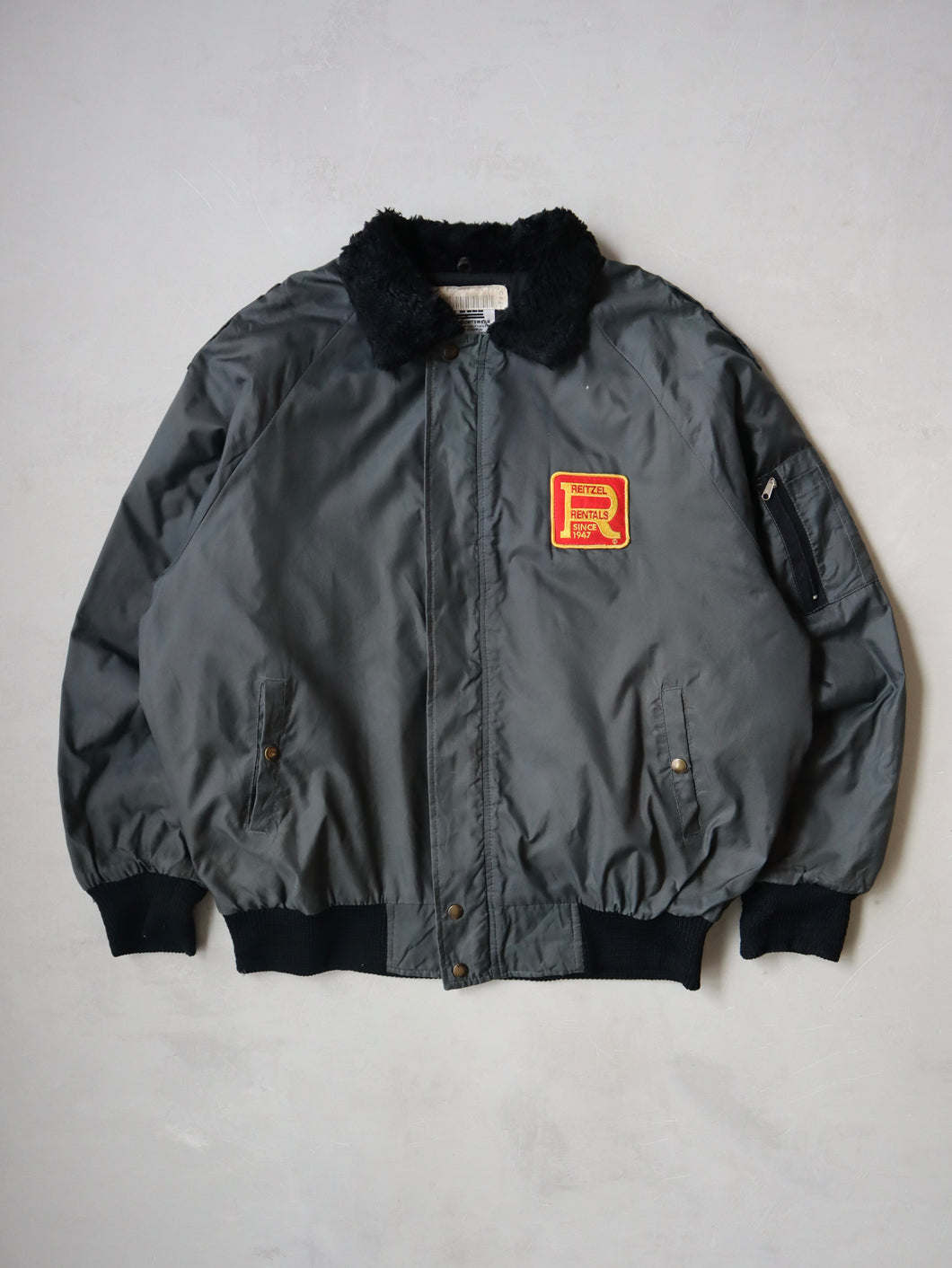 1980's Reitzel Rentals Workwear Bomber Jacket - 2XL