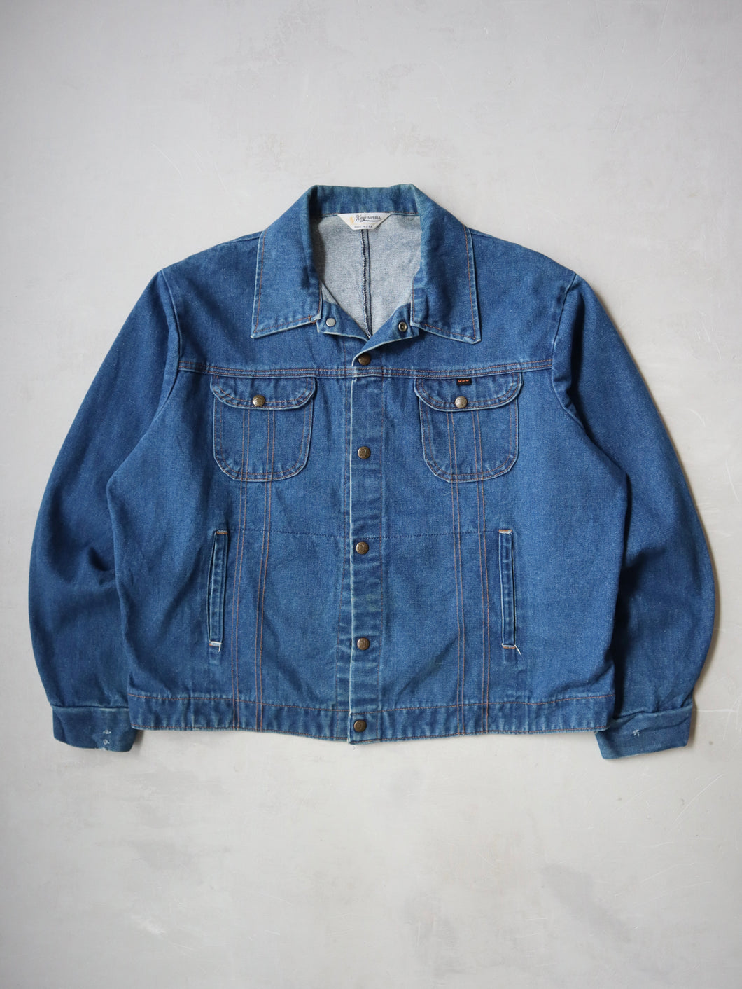 1970s Key Imperial Denim Jacket - XXL