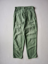 Load image into Gallery viewer, 1960s U.S Army OG-107 First Pattern Fatigue Pants - 28"
