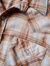 Load image into Gallery viewer, 1970s Campus Western Pearl Snap Shirt - S
