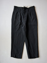 Load image into Gallery viewer, 1940s Euro Wool Buckleback Work Pants - 30"
