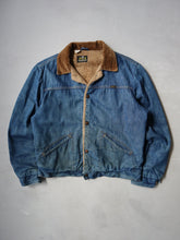 Load image into Gallery viewer, 1970s Maverick Blue Bell Lined Denim Jacket with Corduroy Collar - M
