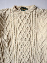 Load image into Gallery viewer, 1980s Brambles Wool Cable Knit Sweater - L
