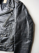 Load image into Gallery viewer, 1970s Made in Canada Leather Biker Jacket - M
