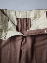 Load image into Gallery viewer, 1970&#39;s Mini Check Wool Bootcut Pants - 31&quot;
