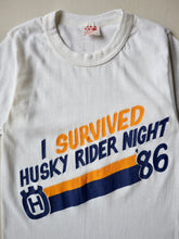 Load image into Gallery viewer, 1980s Husky Rider Night Baby T-Shirt - XXS
