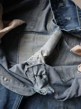 Load image into Gallery viewer, Heavily Repaired and Distressed RRL Buckle Back Jeans - 38"
