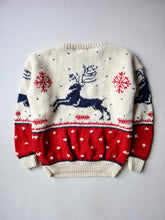 Load image into Gallery viewer, 1990s Eddie Bauer Reindeer Wool Knit Sweater - M
