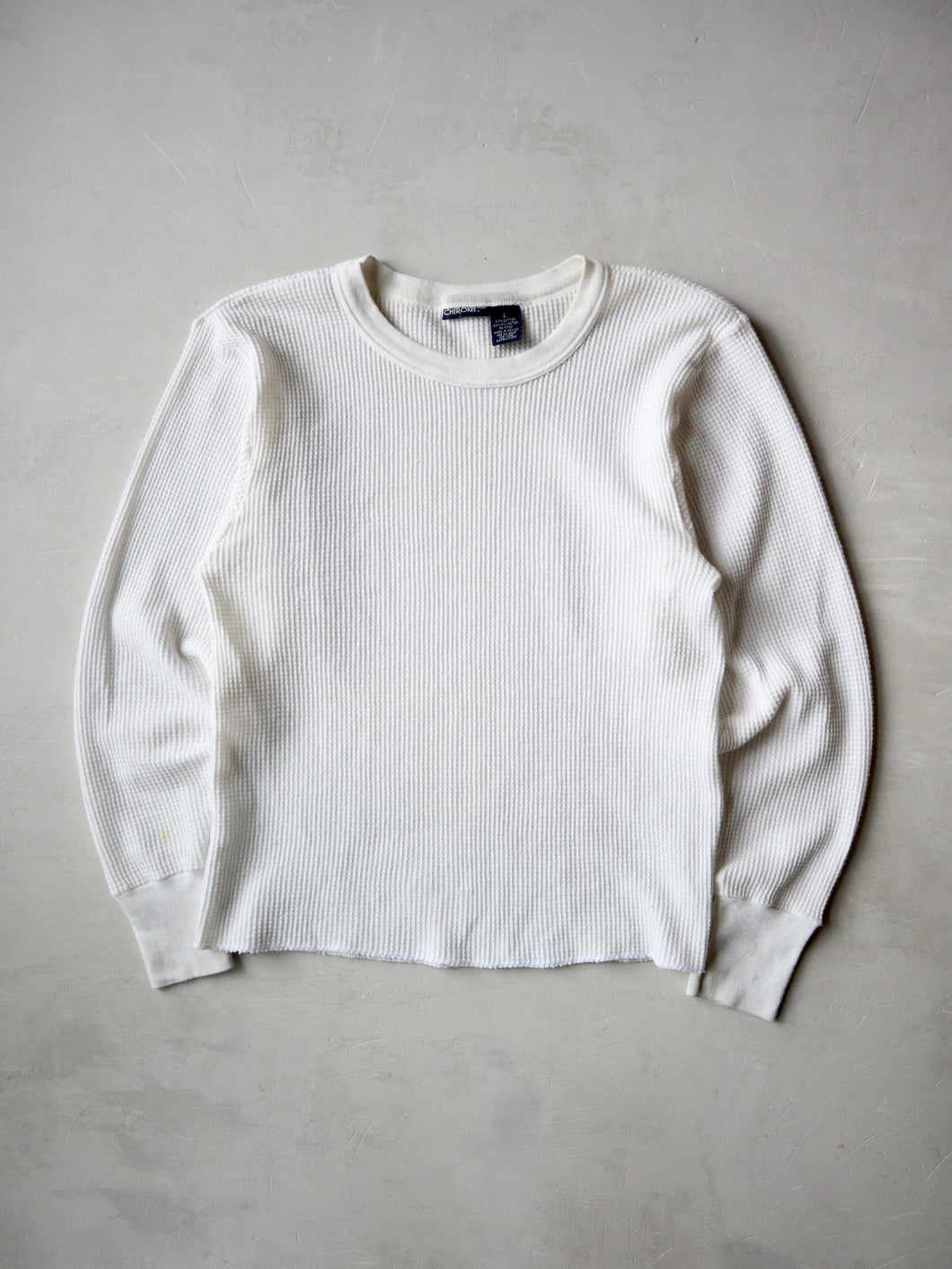 1990s Waffle Thermal Long Sleeve - M