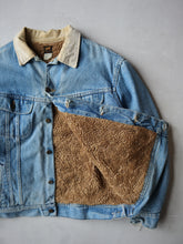 Load image into Gallery viewer, 1980&#39;s Distressed Lee Riders Lined Denim Jacket - L
