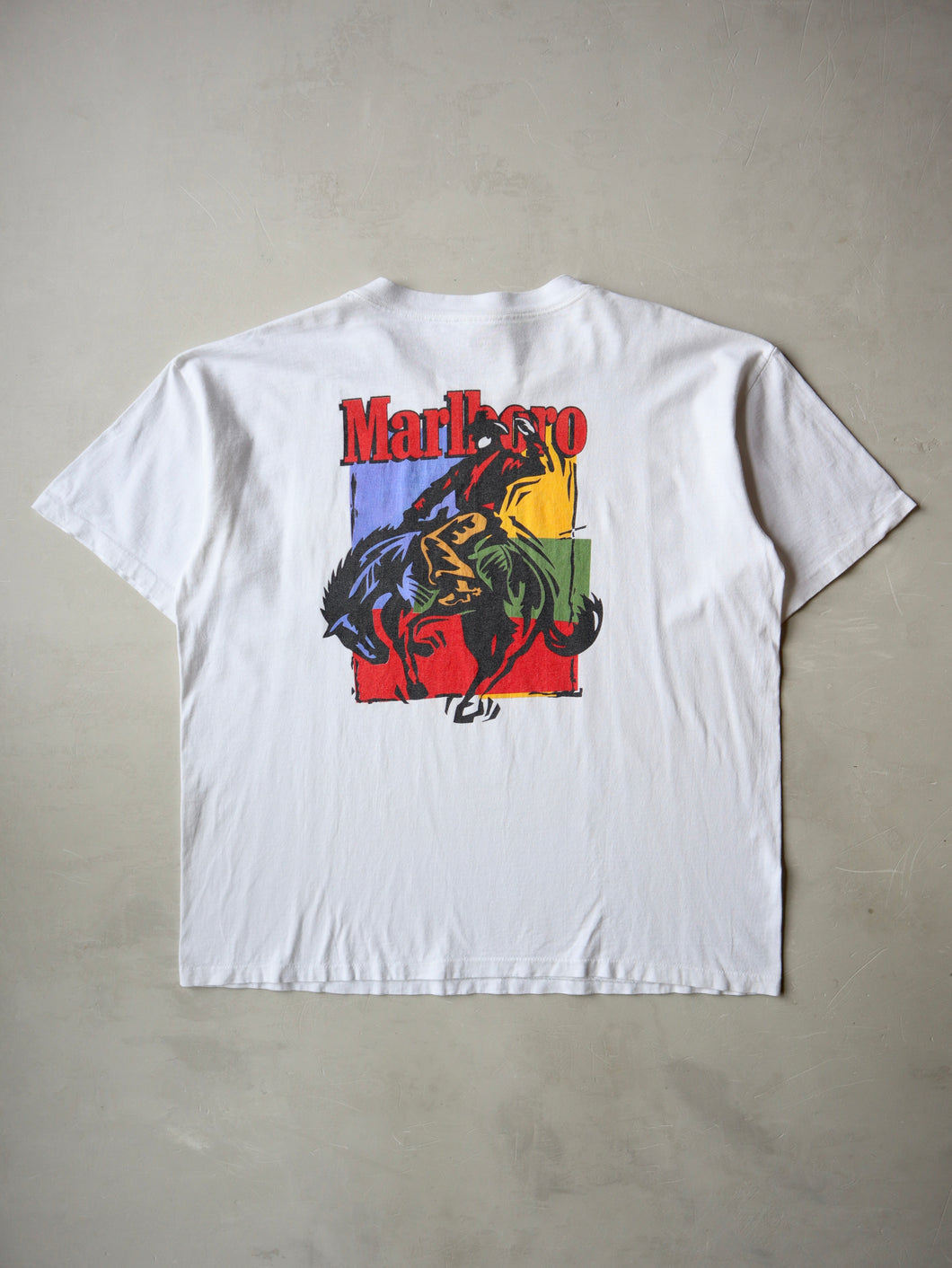 1990s Marlboro Cowboy Pocket Tee - XL