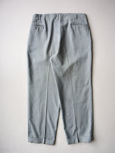 Load image into Gallery viewer, 1950s Drop Loop Wool Blend Pinstripe Pants - 35"
