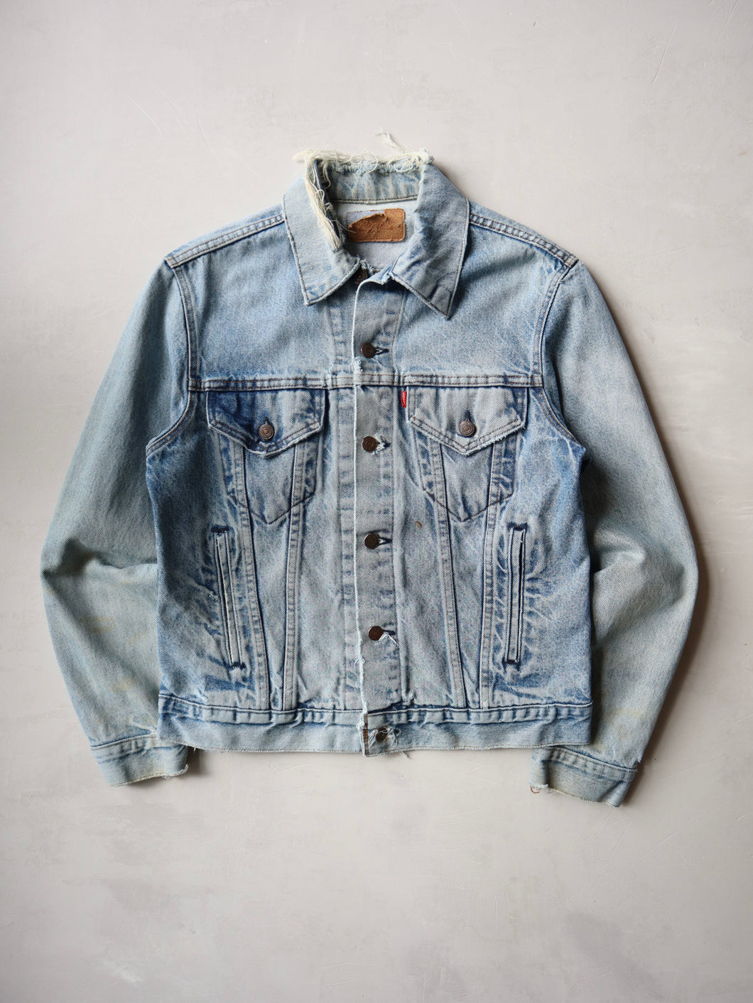 1970/80's Thrashed Made in USA Levi's Denim Jacket - S